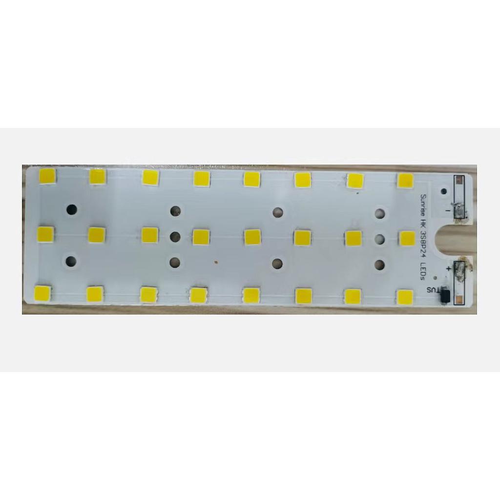 PCB with 24 Pcs 5050 smd 190 LM/W